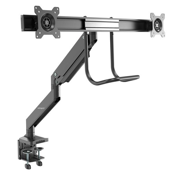 STARTECH.COM DUAL MONITOR ARM - HEAVY DUTY - GROMMET/DESK CLAMP MOUNT, 5 YR — STARTECH