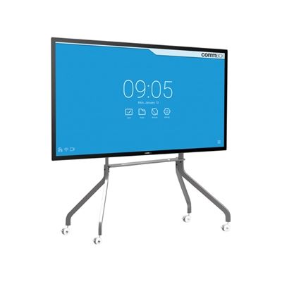 COMMBOX ELEGANCE 105 FIXED MOBILE STAND W/ PEN SHELF, FOR TOUCHSCREENS AND DISPLAYS 98" TO — COMMBOX