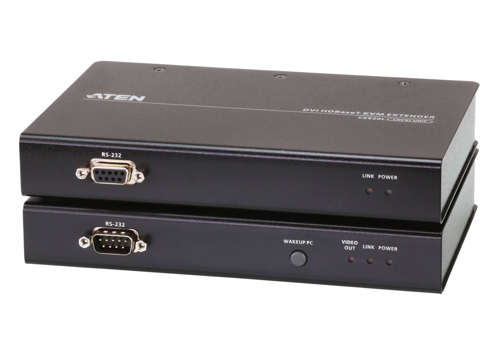 ATEN USB DVI HDBASET 2.0 EXTENDER WITH RS232 — ATEN