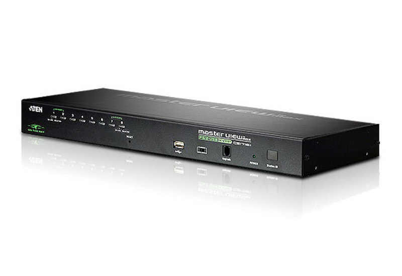 ATEN 8 PORT PS/2-USB 2.0 KVMP SWITCH OVER IP — ATEN