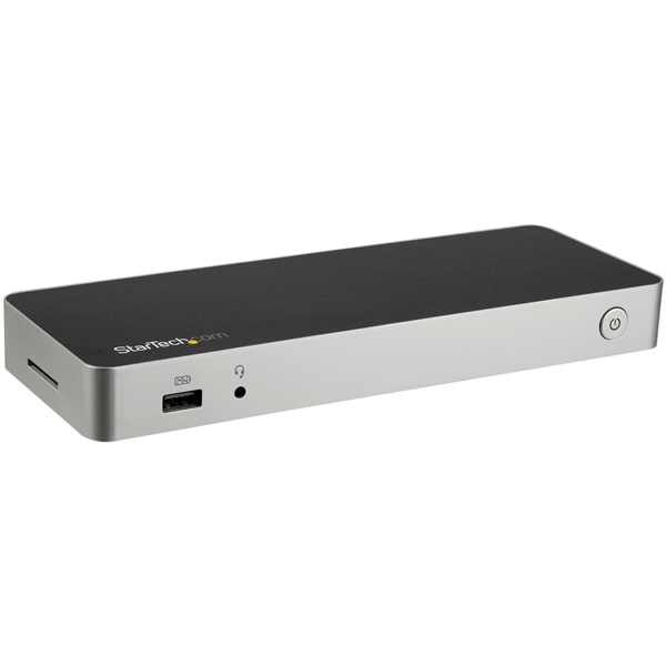 STARTECH.COM DUAL MONITOR USB C DOCK - DUAL 4K DP / HDMI - 60W PD - SD, 3 YR — STARTECH