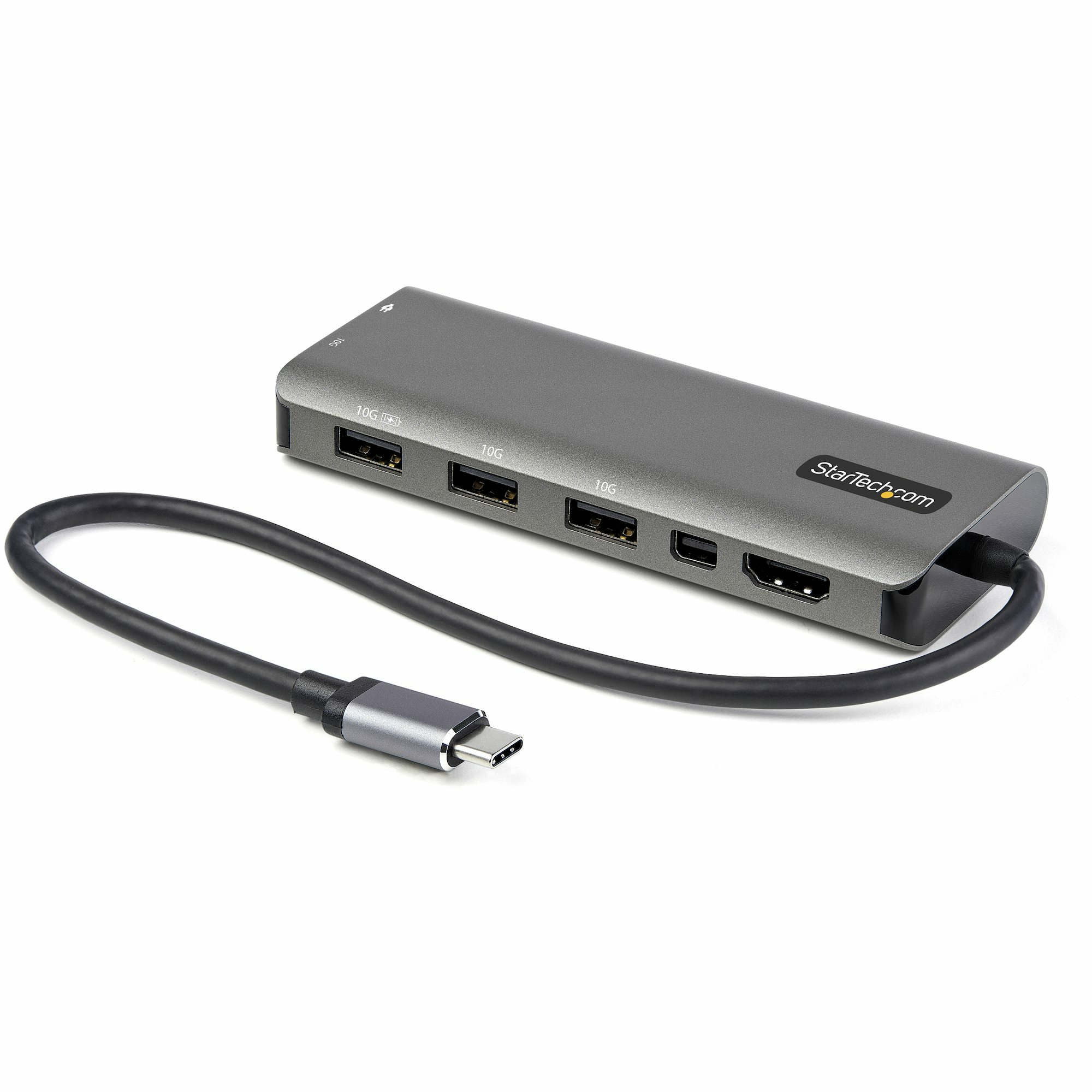 STARTECH.COM USB C MULTIPORT ADAPTER, USB-C TO HDMI OR MDP 4K 60HZ/PD/4XUSB 3 YR — STARTECH