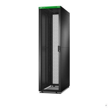 APC EASY RACK 600MM/48U/1100MM WITH ROOF, SIDE PANEL,CASTORS,FEET AND 4 BRACKETS, NO BOTTOM, B — APC