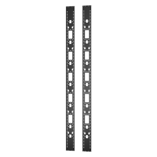 APC EASY RACK VERTICAL 0U ACCESSORY CHANNEL, 48U, QTY. 2 — APC