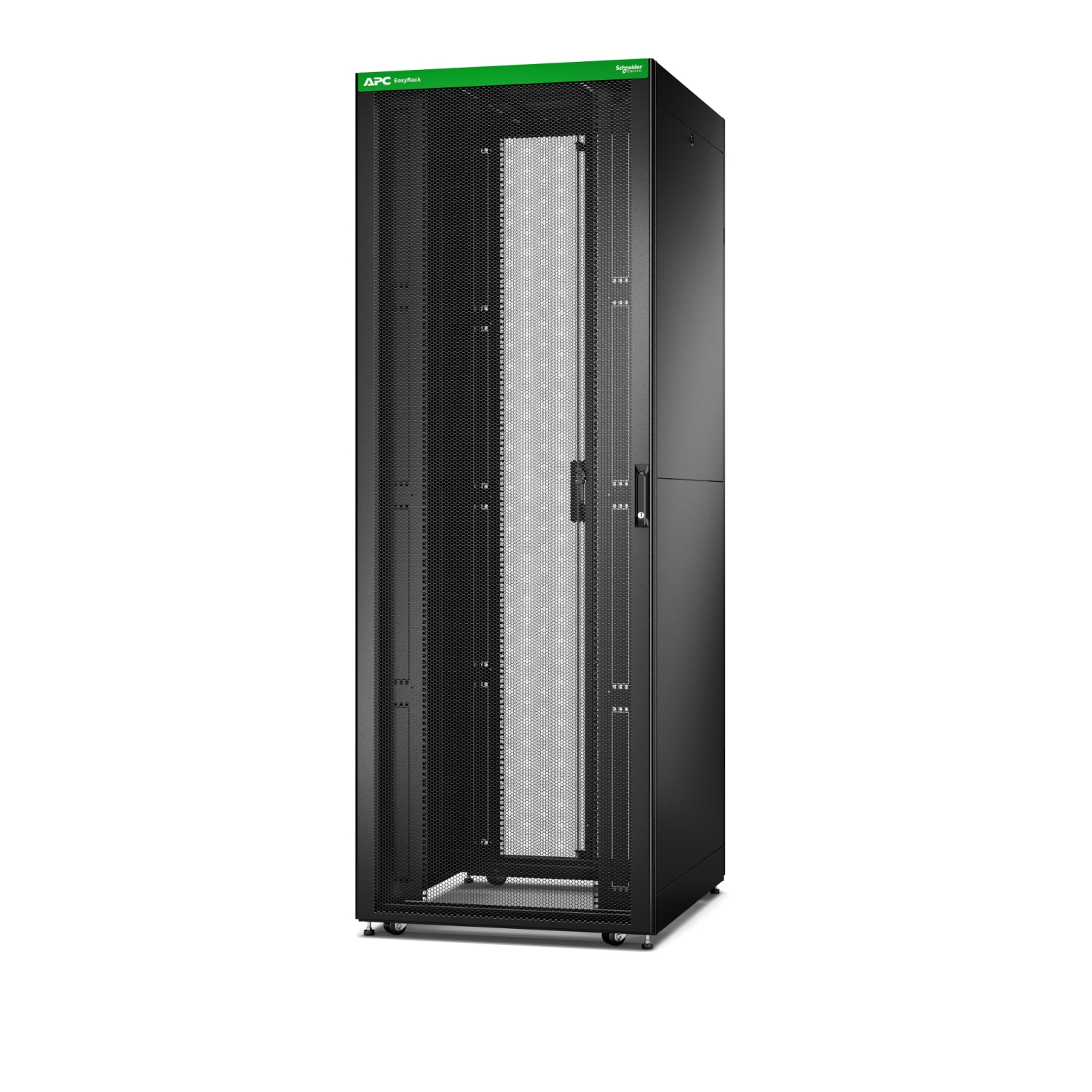 APC EASY RACK 800MM/48U/1000MM WITH ROOF, SIDE PANEL,CASTORS,FEET AND 4 BRACKETS, NO BOTTOM, B — APC