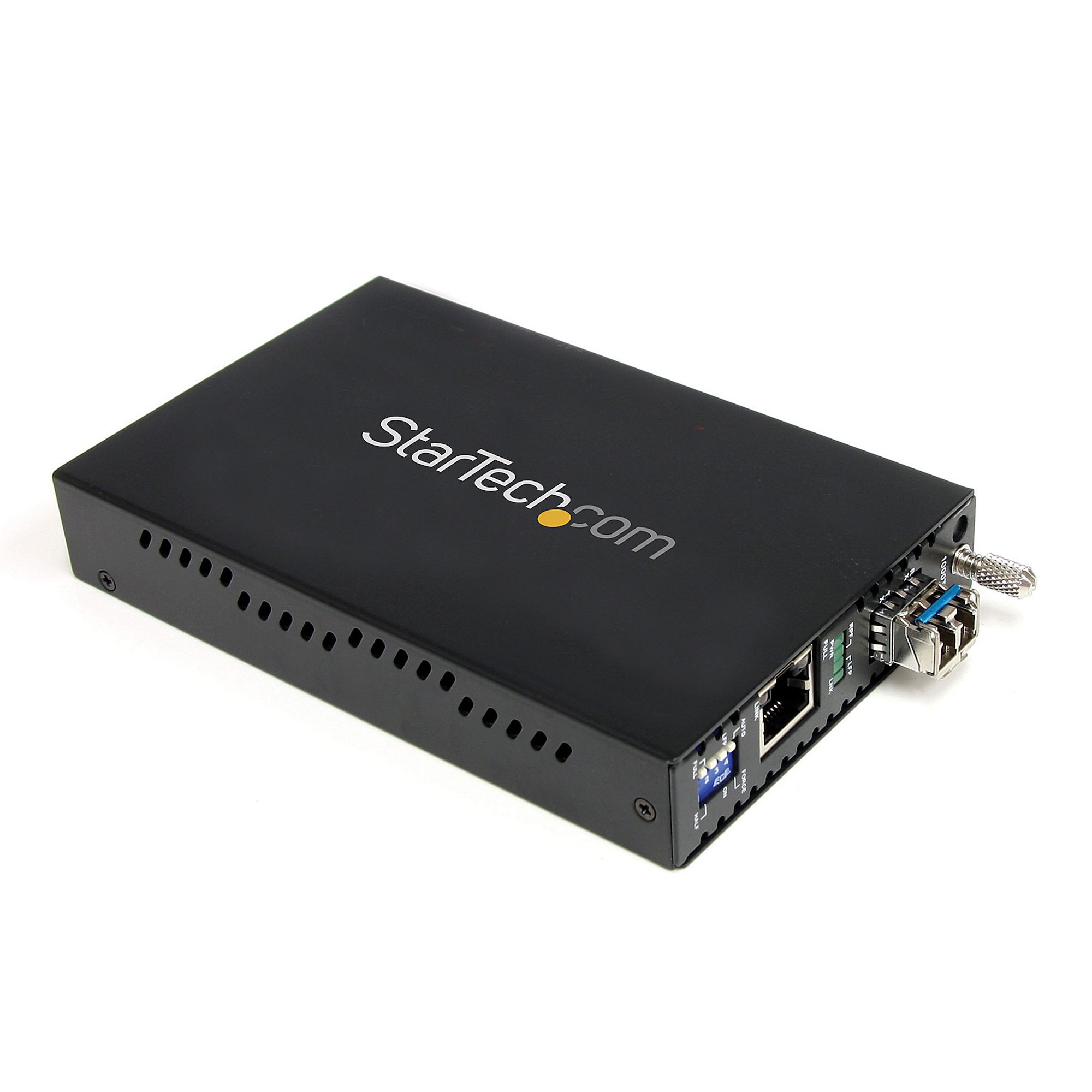 STARTECH.COM 1000 MBPS GIGABIT SINGLE MODE FIBER MEDIA CONVERTER LC 40 KM 2 YR — STARTECH