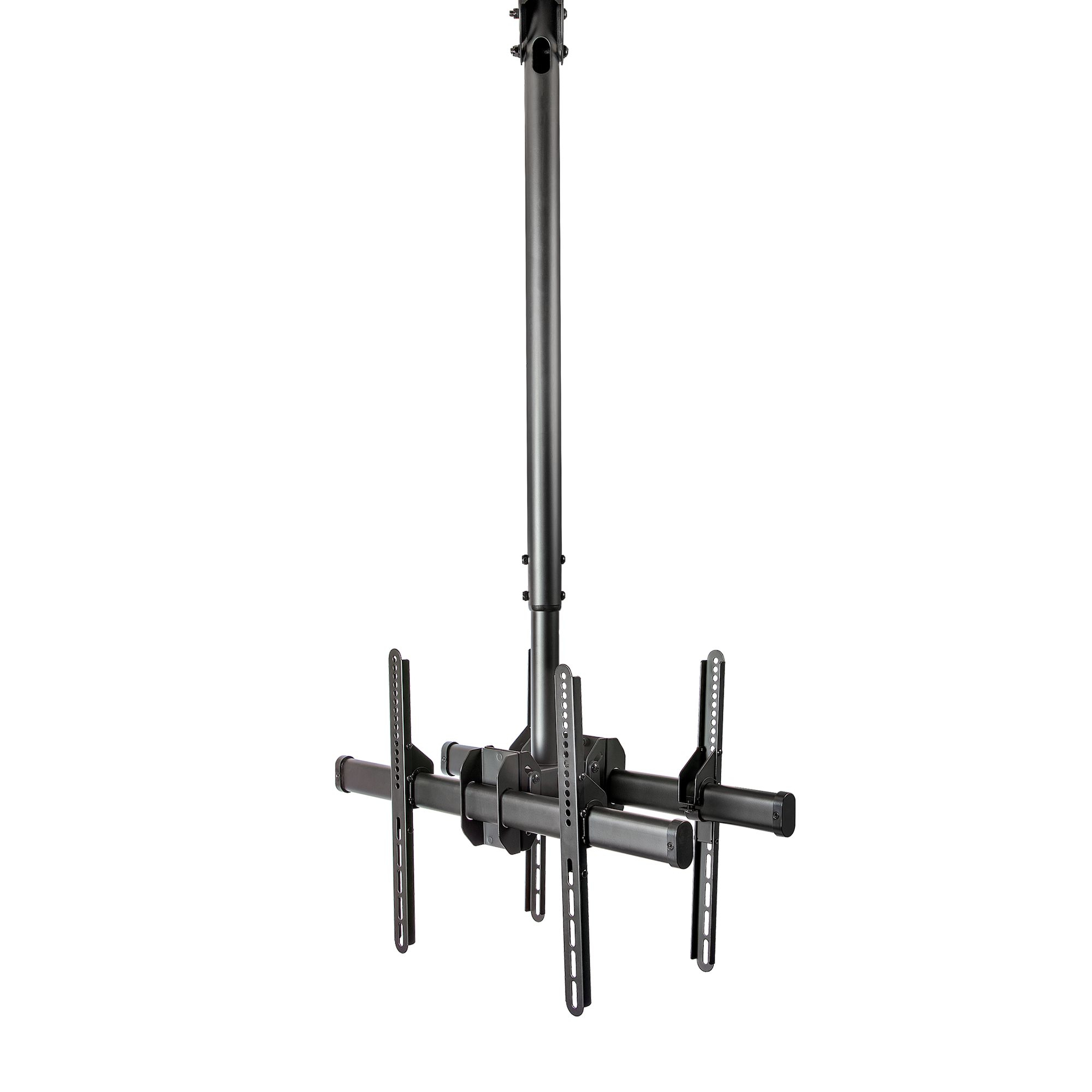 STARTECH.COM DUAL TV CEILING MOUNT, HANGING 2 SCREEN VESA POLE MOUNT FOR 32 — STARTECH
