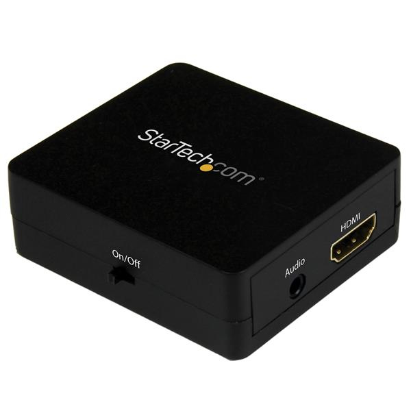 STARTECH.COM HDMI AUDIO EXTRACTOR - HDMI TO 3.5MM AUDIO - 2.1 CH - 1080P 2 YR — STARTECH