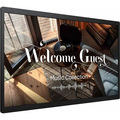 SAMSUNG 24" FHD HOSPITALITY TV, SMART HUB, HDR10+, LYNK CLOUD, 3Y — SAMSUNG