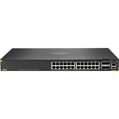 HPE ANW 6300F 24-port 1GbE Class 4 PoE and 4-port SFP56 Switch — HPE