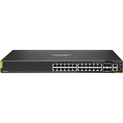 HPE ANW CX 6200F 24G Class-4 PoE 4SFP+ 370W Switch — HPE