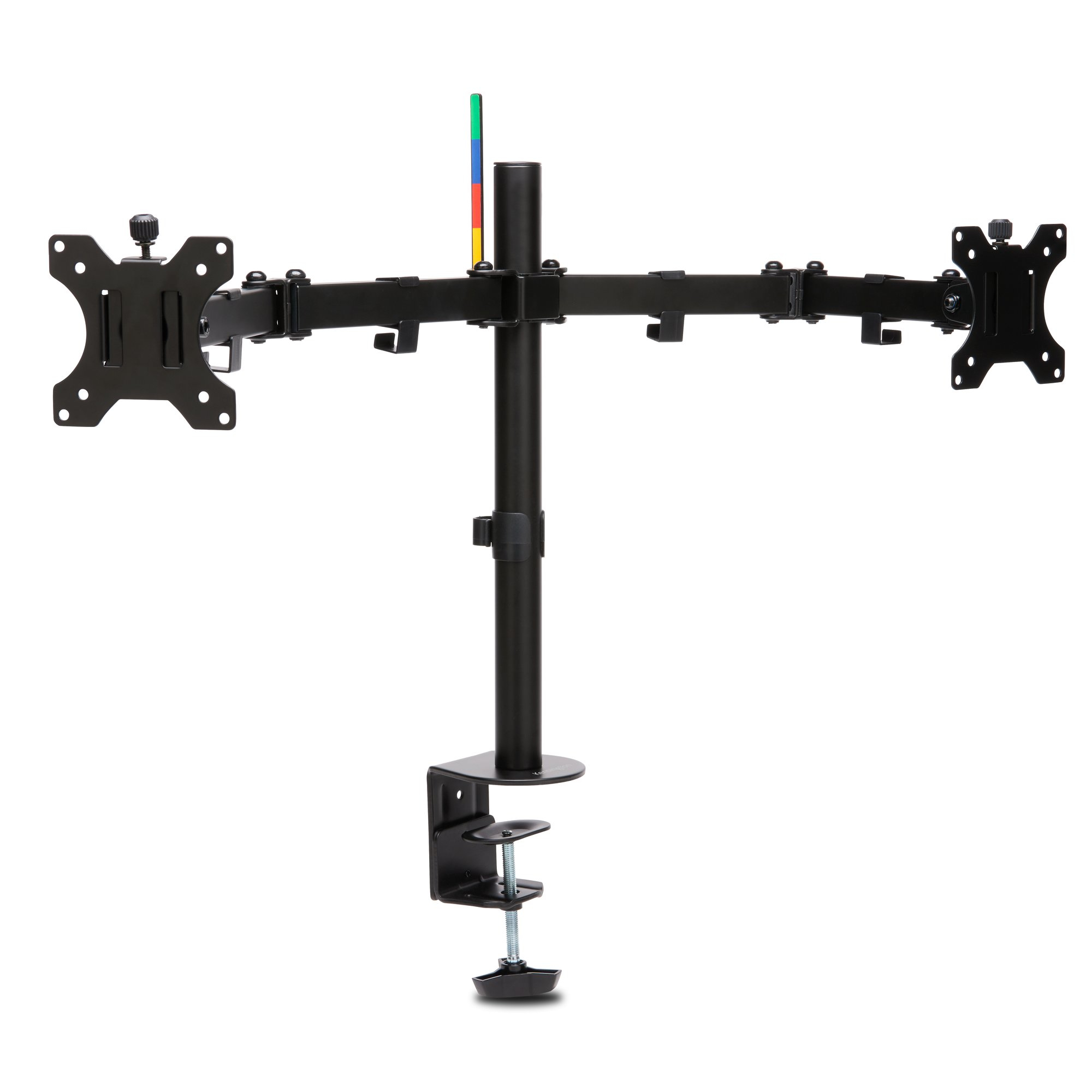 KENSINGTON SMARTFIT ERGO DUAL MONITOR ARMS - BLACK — KENSINGTON