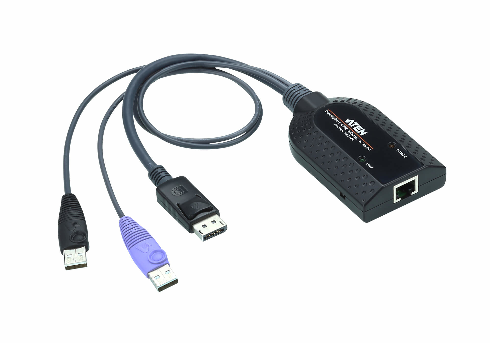 ATEN DP USB VIRTUAL MEDIA KVM ADAPTER — ATEN