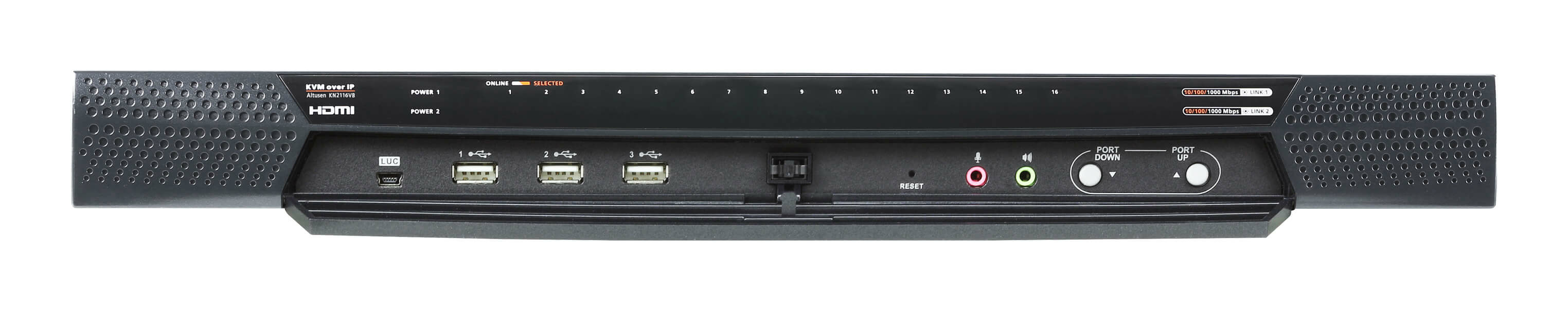 ATEN 1-LOCAL/2-REMOTE ACCESS 16-PORT MULTI-INTERFACE CAT 5 KVM OVER IP SWITCH — ATEN