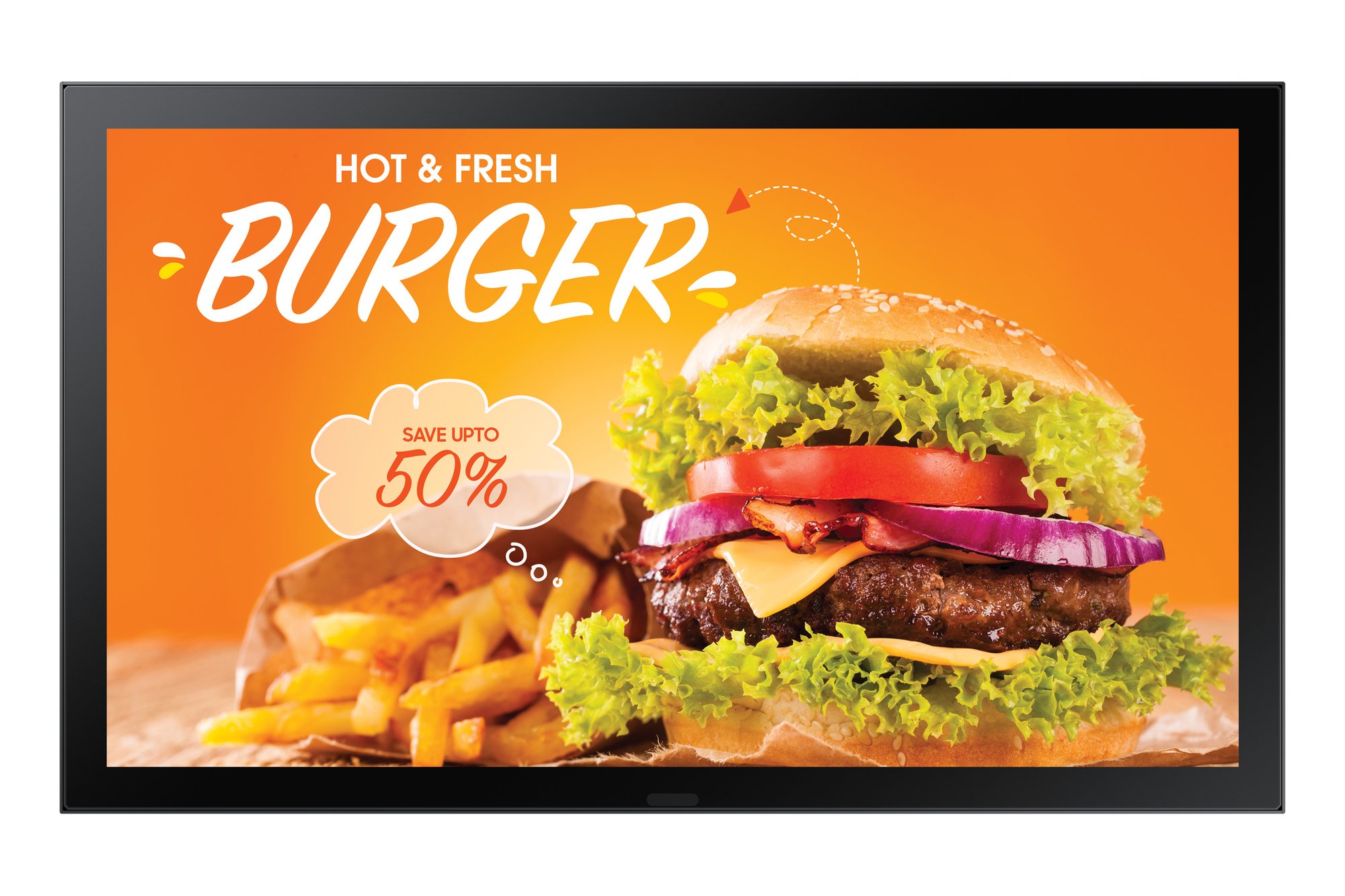 SAMSUNG (OHB) OUTDOOR IP66 DISPLAY, 24" FHD, 1500NITS, HDMI(2), LAN/WI-FI, 24H/7D, 3YR — SAMSUNG