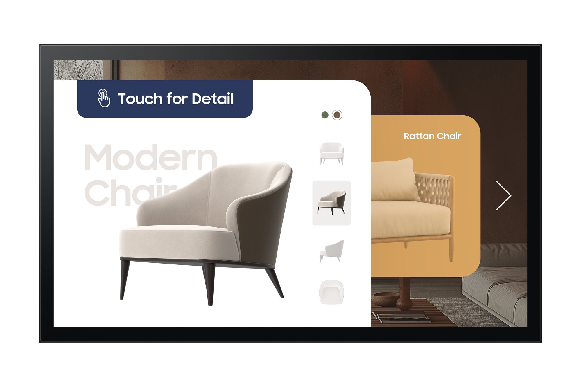 SAMSUNG (QMC-T) INTERACTIVE SIGNAGE, 32" FHD TOUCH, 400NITS, HDMI, LAN/WIFI, 16H/7D, 3YR — SAMSUNG