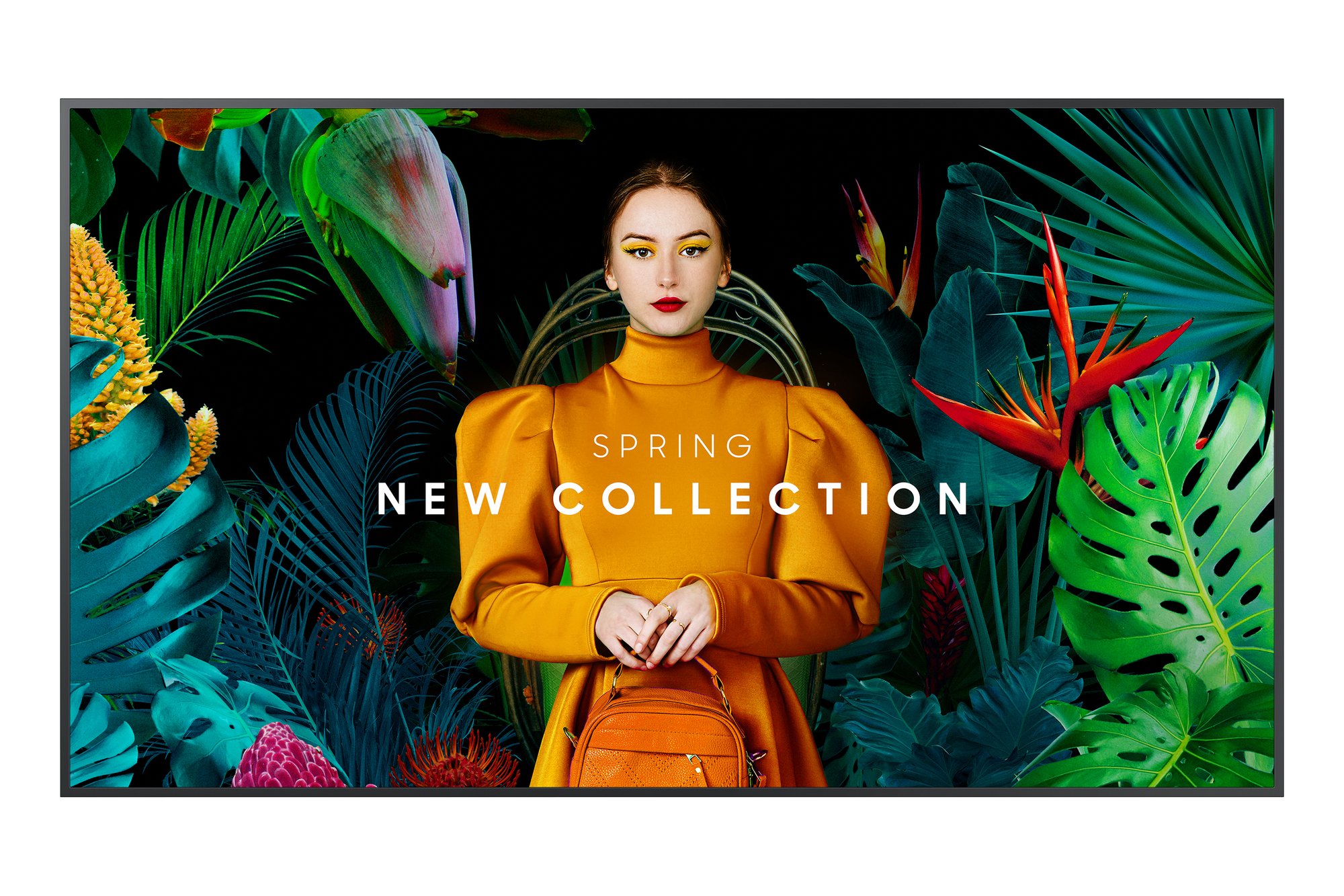 SAMSUNG (QMC) SIGNAGE 50" UHD, 500NITS, 25% HAZE, HDMI, LAN/WIFI, PORT/LAND, 24H/7D, 3Y — SAMSUNG