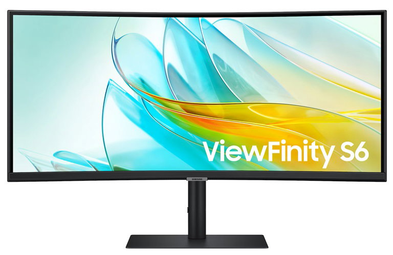 SAMSUNG S6 S65UC 34" CURVE (21:9) WQHD MONITOR, 1000R, USB-C 90W, DP/HDMI, H/ADJ, 3YR — SAMSUNG