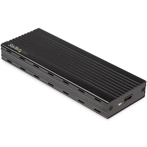 STARTECH.COM USB-C 10GBPS TO M.2 NVME PCIE SSD ENCLOSURE - PORTABLE - 1GB/S 2 YR — STARTECH