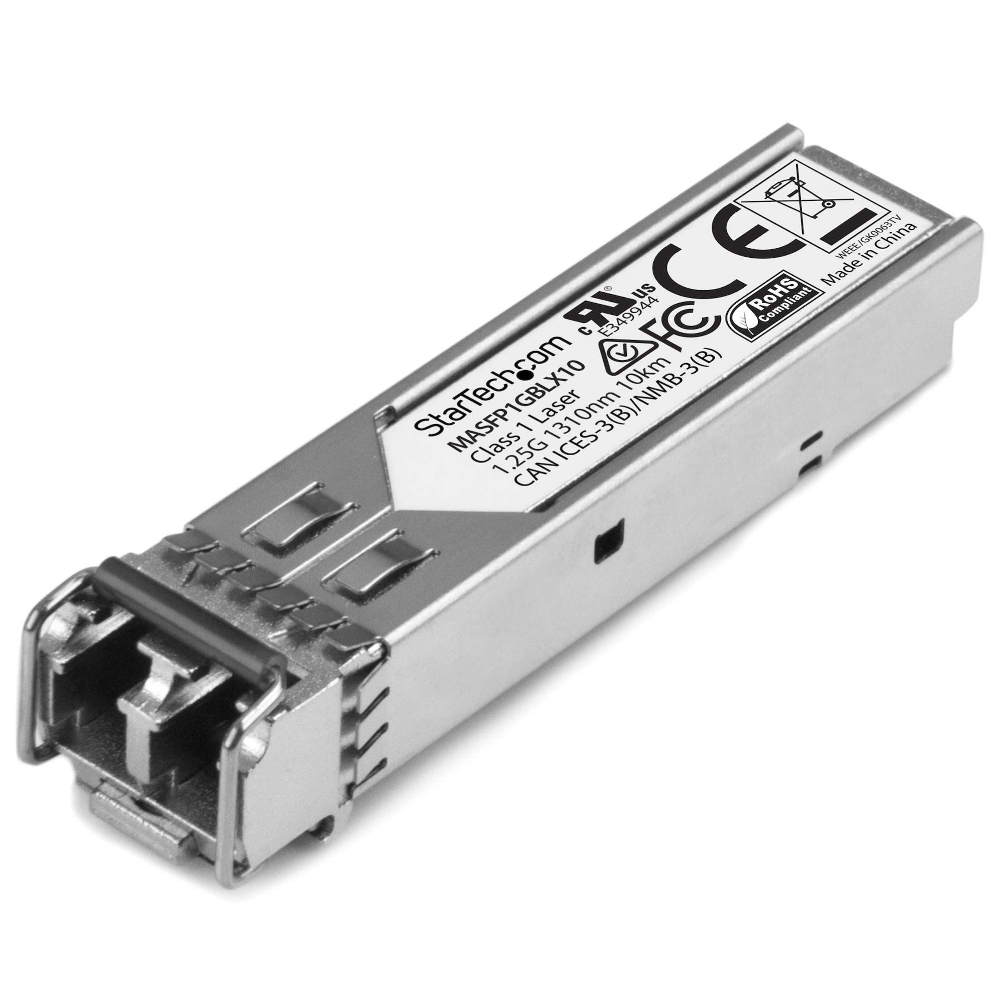 STARTECH.COM GB FIBER SFP - CISCO MERAKI MA-SFP-1GB-LX10 COMPATIBLE - SM, LTW — STARTECH
