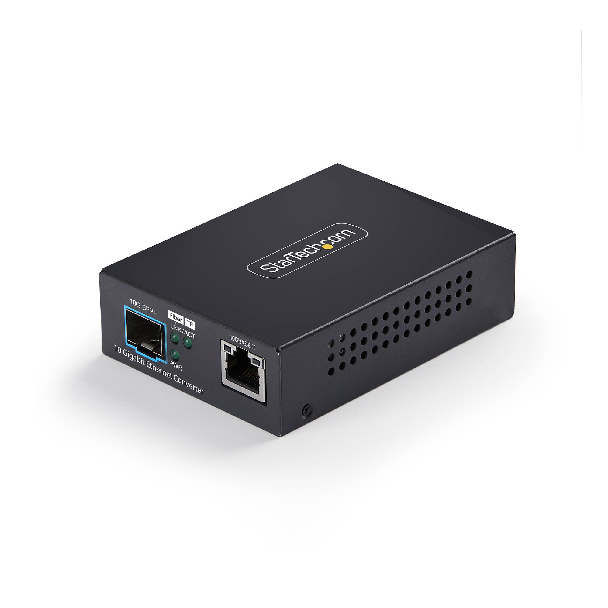 STARTECH.COM 10GBE TO 10GBASE-X SFP+ FIBER MEDIA CONVERTER, TAA, 2 YR — STARTECH