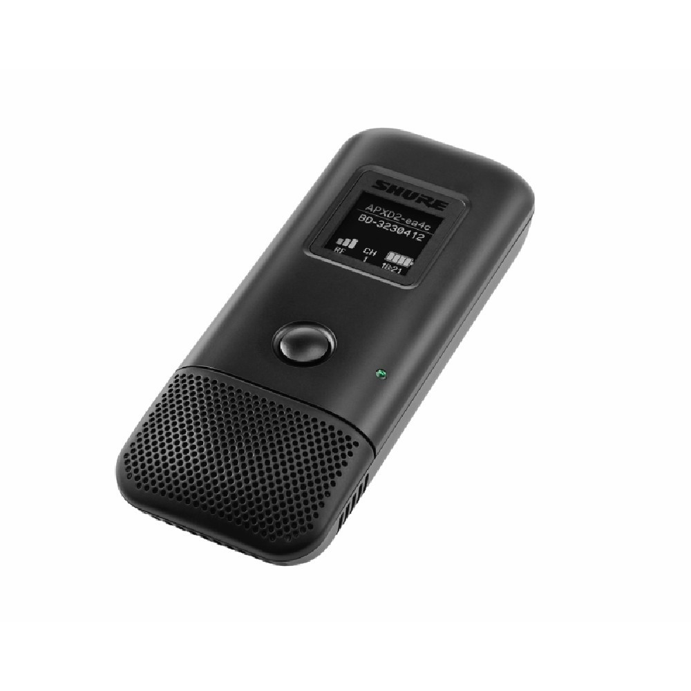 SHURE (MXW6X)WIRELESS RECHARGABLE BOUNDARY TRANSMITTER,OMNIDIRECTION MIC,UPTO 17HRS — SHURE