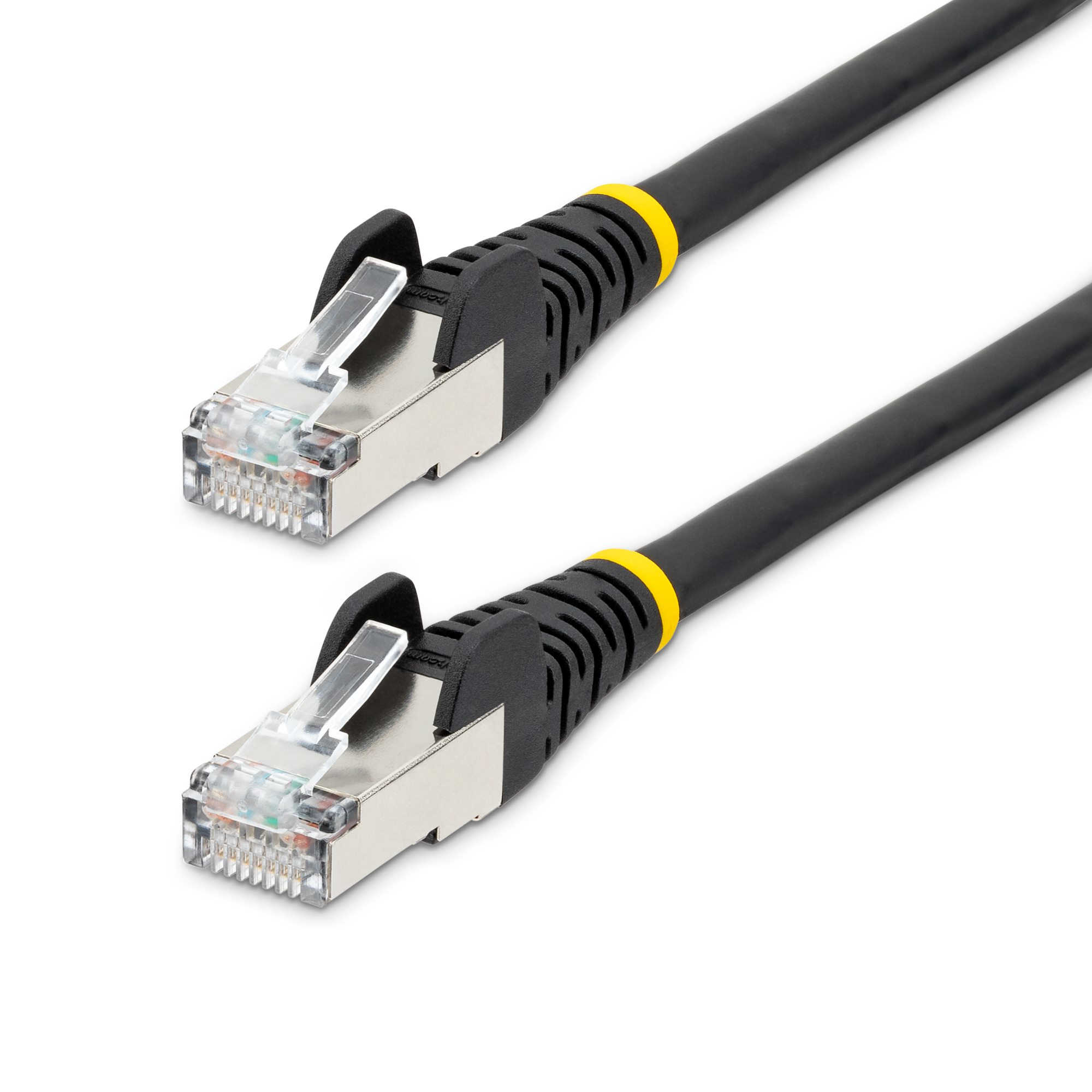 STARTECH.COM 7M LSZH CAT6A ETHERNET CABLE - 10GBE S/FTP 100W POE BLACK LTW — STARTECH
