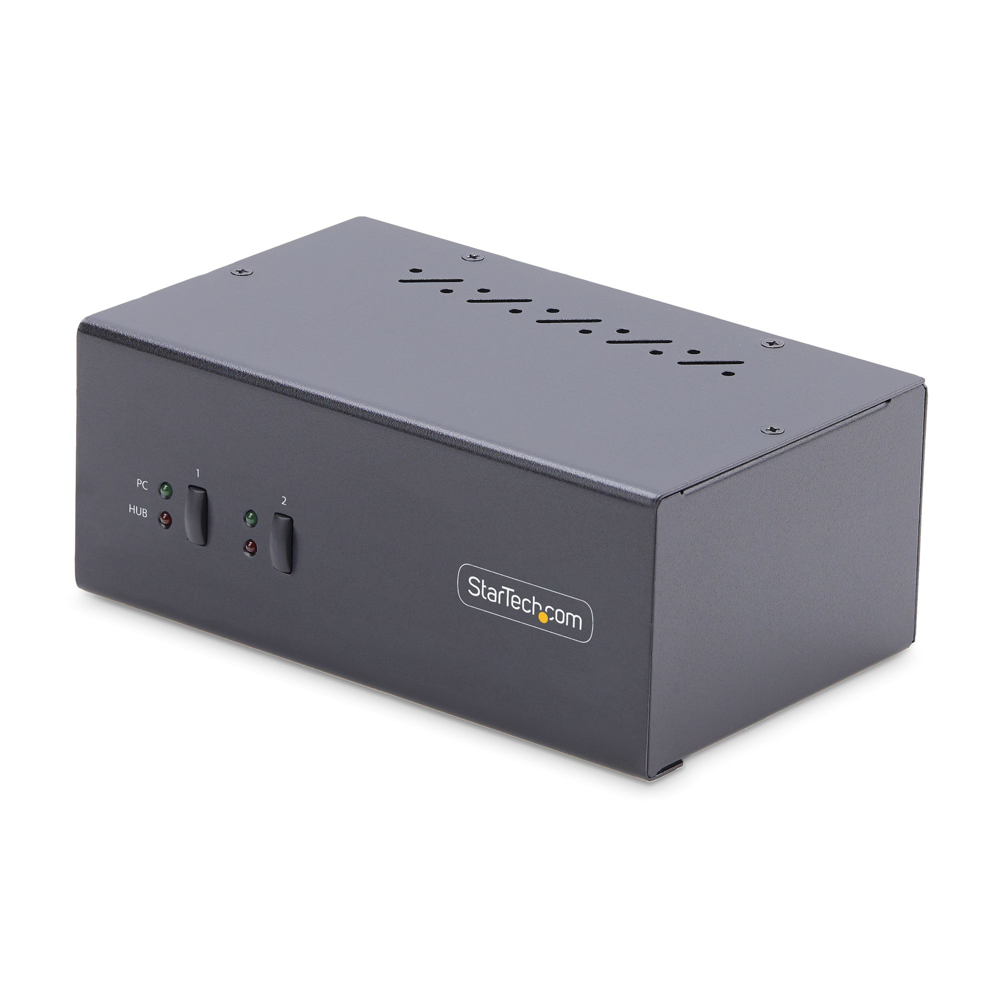 STARTECH.COM 2-PORT DUAL-MONITOR DP KVM SWITCH,4K 60HZ,2X USB 5GBPS,2X USB 2.0,2 YR — STARTECH