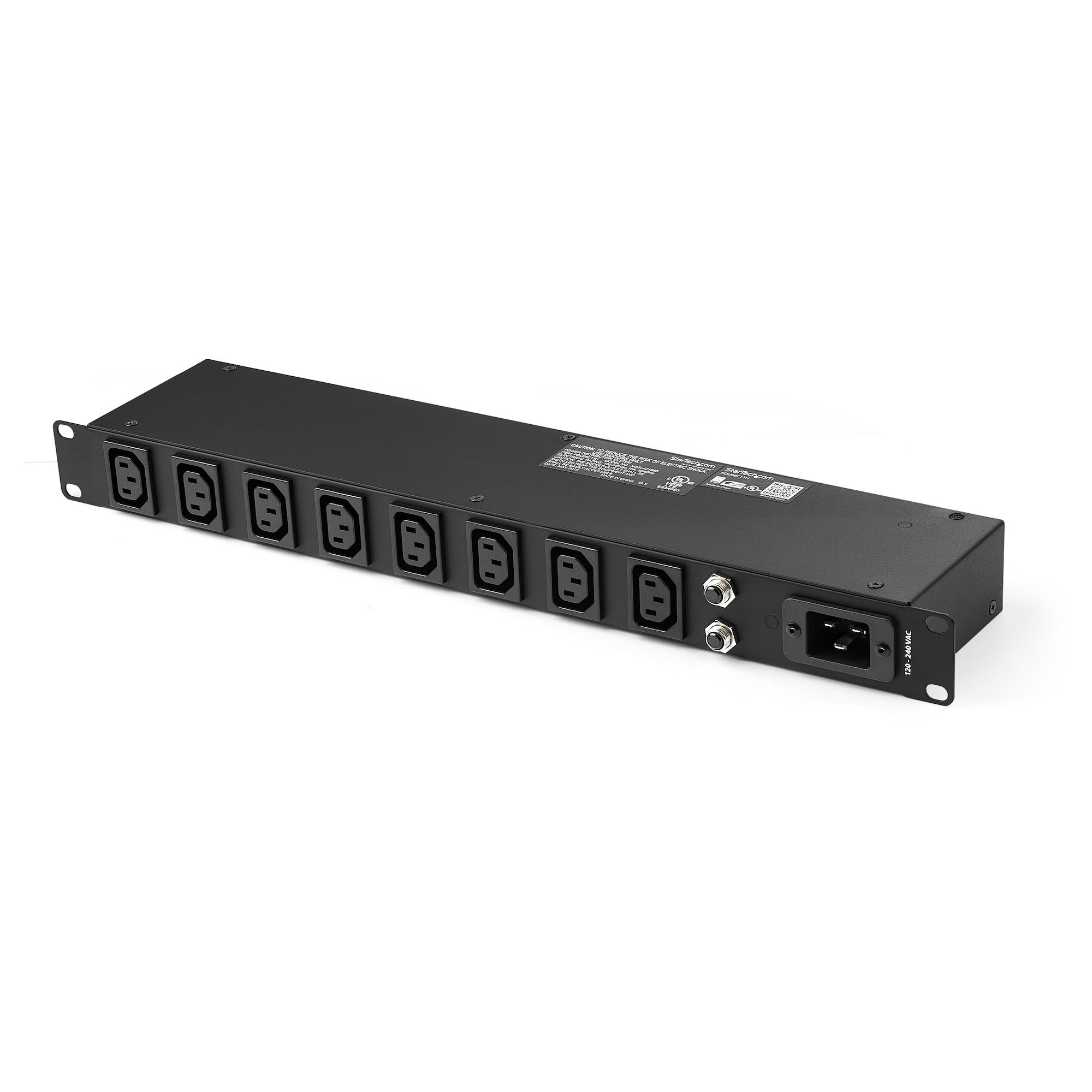 STARTECH.COM 1U POWER DISTRIBUTION UNIT - C13 OUTLETS - SERVER RACK PDU, 2 YR — STARTECH