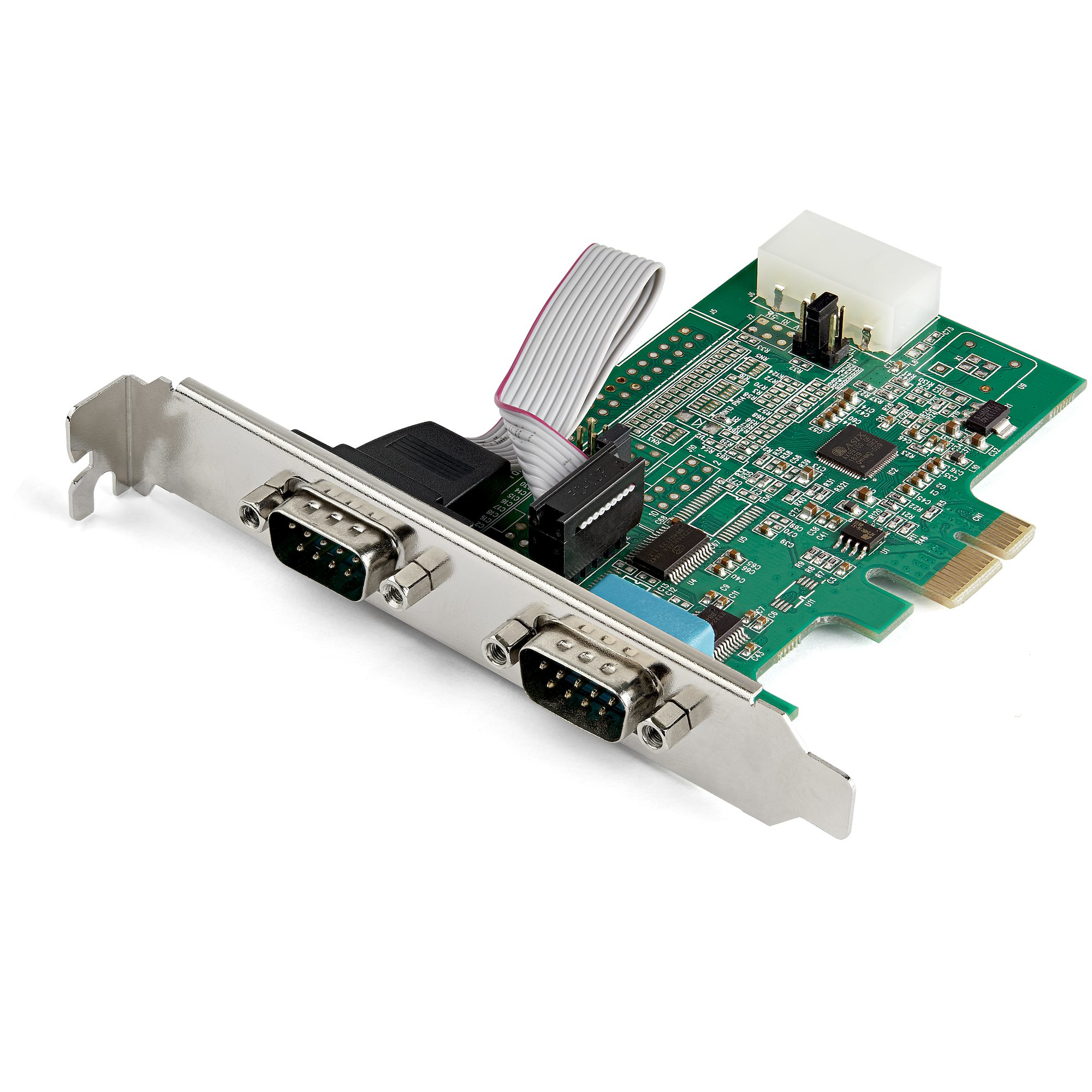 STARTECH.COM 2-PORT PCI EXPRESS RS232 SERIAL ADAPTER CARD - PCIE DUAL DB9 LTW — STARTECH