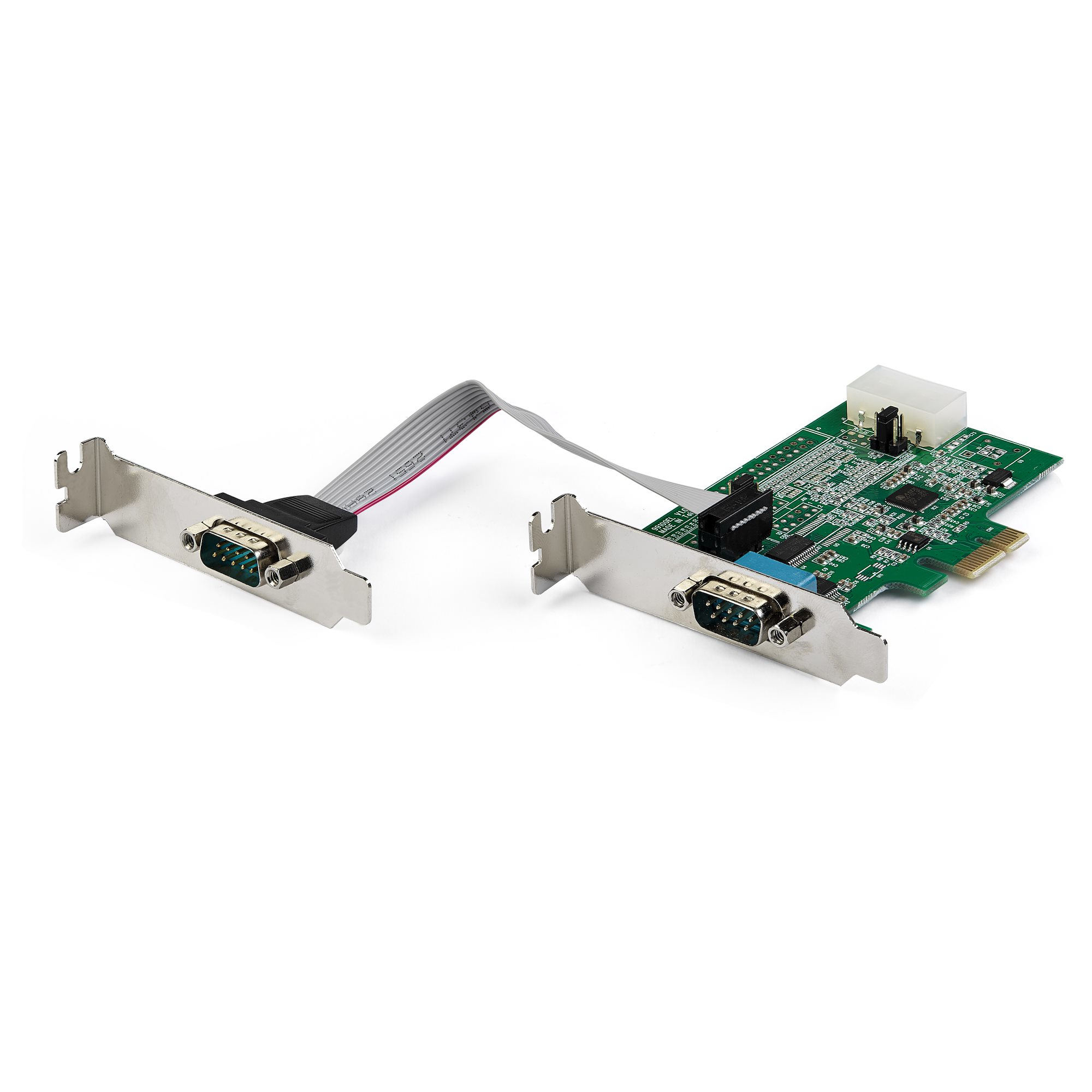STARTECH.COM 2-PORT PCI EXPRESS RS232 SERIAL ADAPTER CARD - PCIE DUAL DB9 LTW — STARTECH