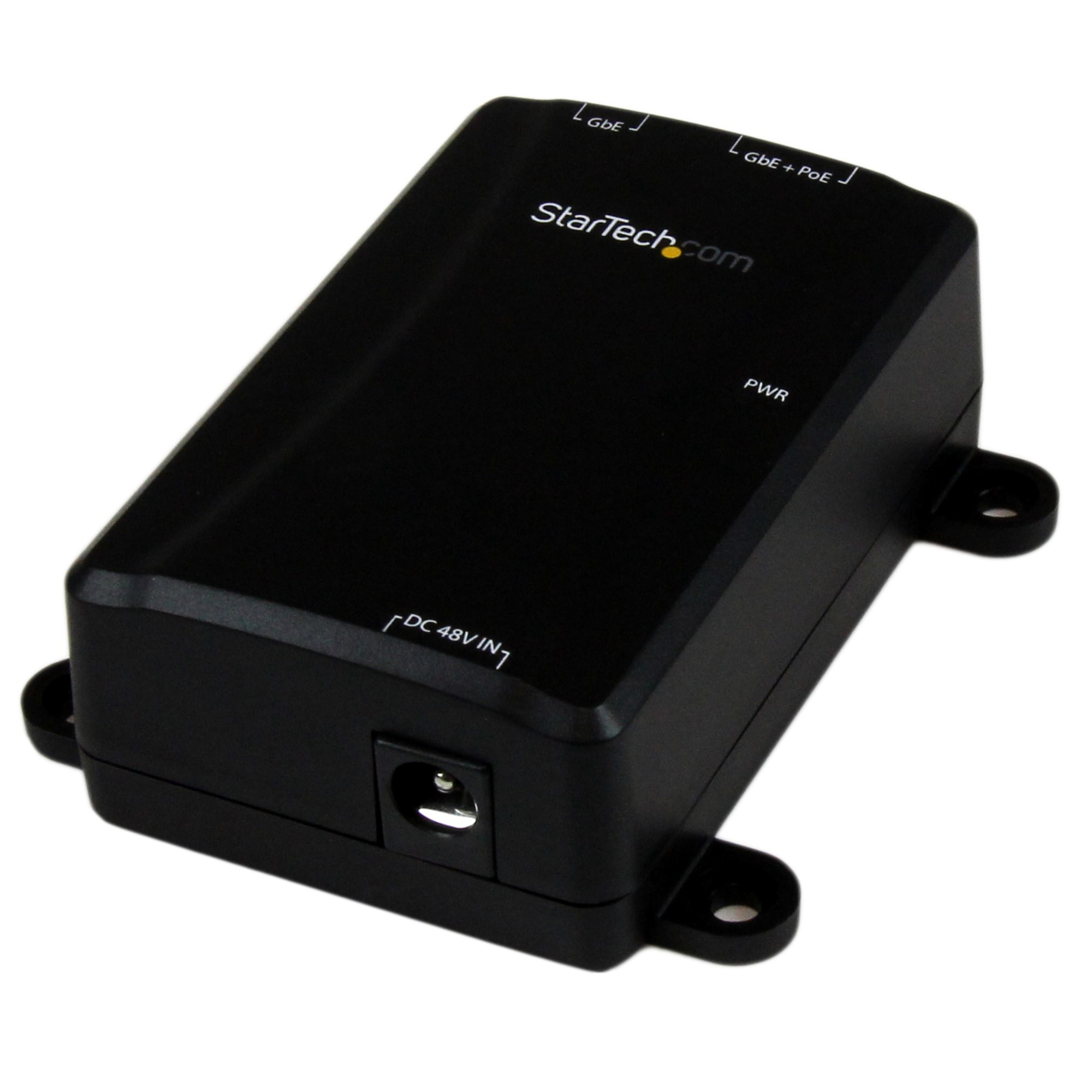 STARTECH.COM 1 PORT GIGABIT MIDSPAN - POE+ INJECTOR - 802.3AT AND 802.3AF 2 YR — STARTECH