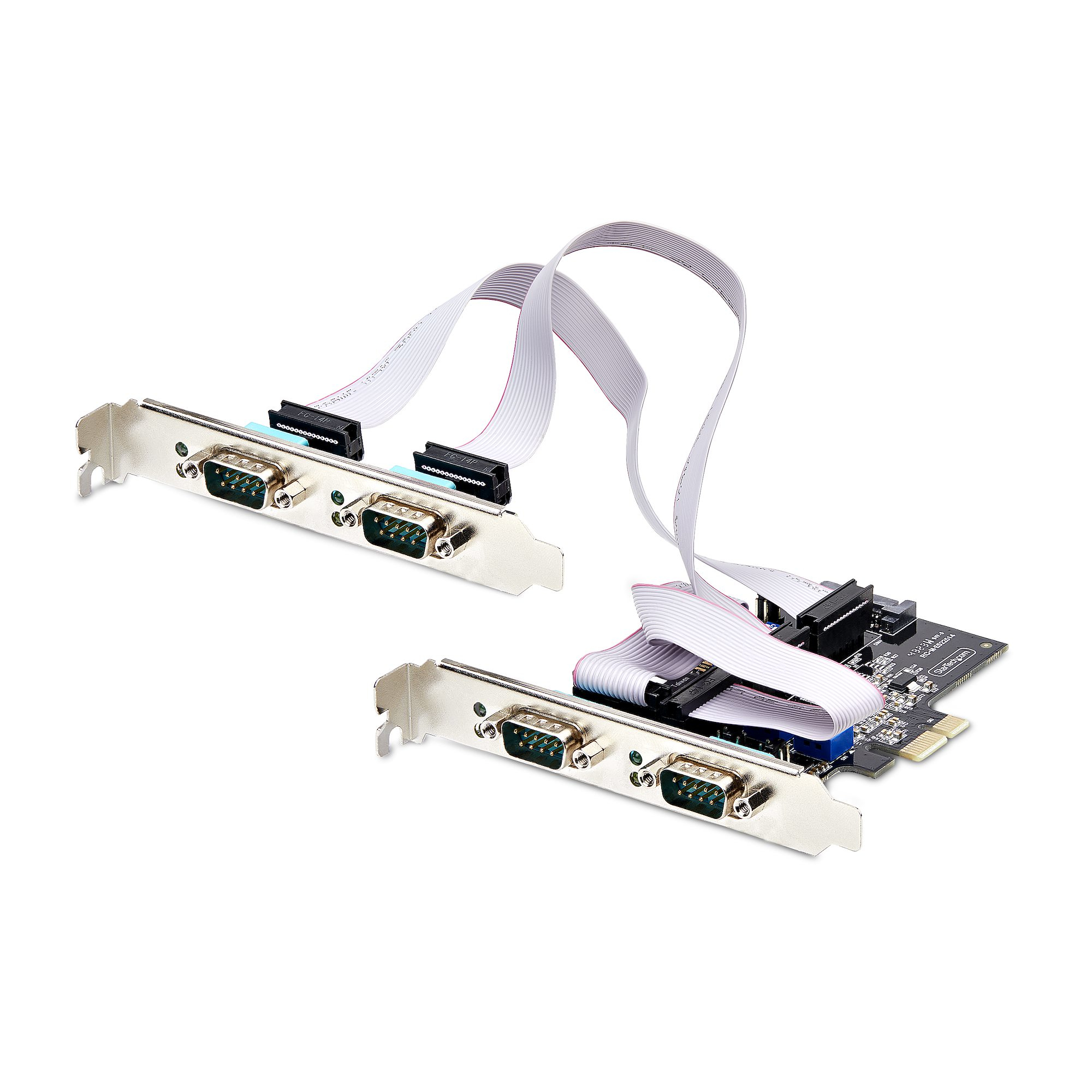 STARTECH.COM 4-PORT SERIAL PCIE CARD FOR RS232/RS422/RS485, 16C1050 UART, 2 YR — STARTECH