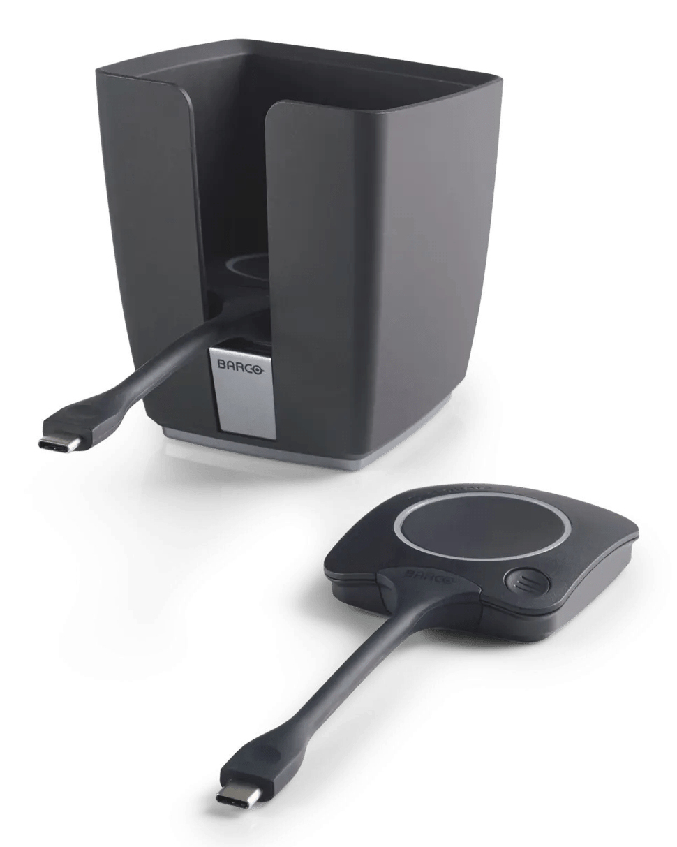 BARCO TWO CLICKSHARE USB-C BUTTONS (GEN4) AND SINGLE TRAY PACK FOR BUTTONS (R9861600D01C) — BARCO