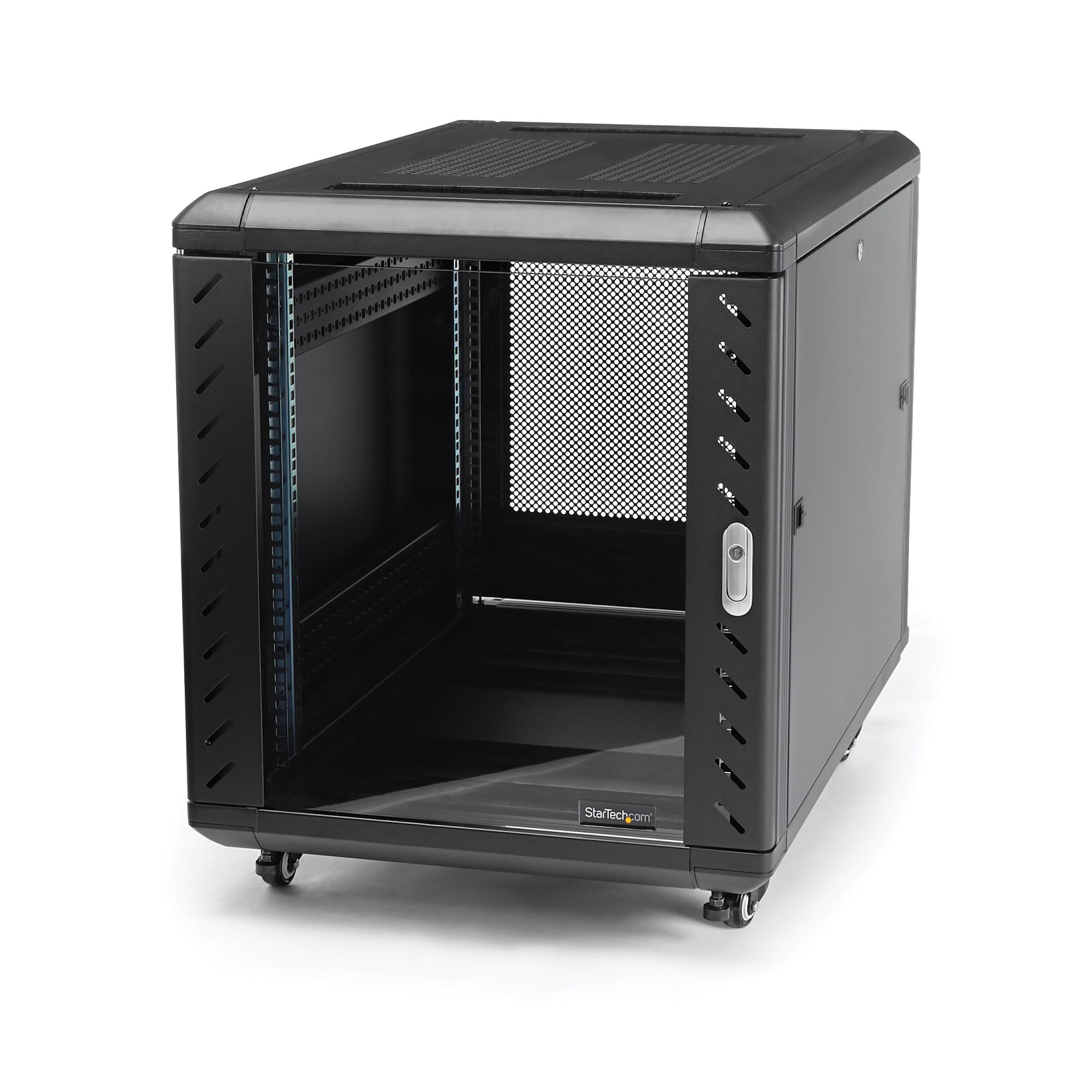 STARTECH.COM 12U 36IN KNOCK-DOWN SERVER RACK CABINET WITH CASTERS LTW — STARTECH