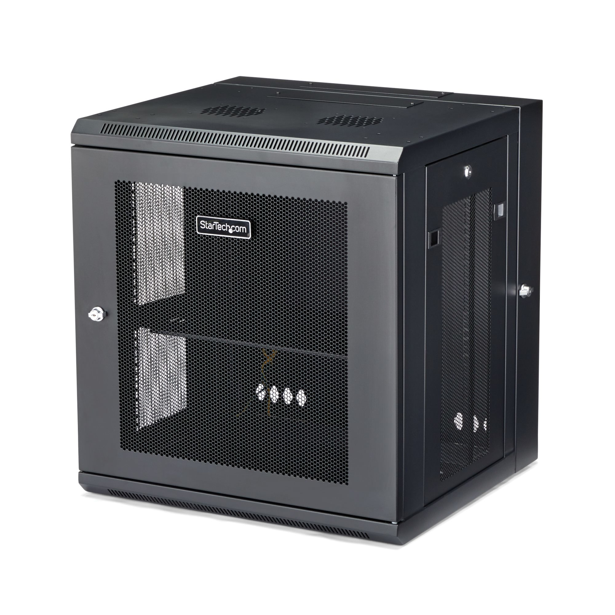 STARTECH.COM 12U SERVER RACK ENCLOSURE WITH HINGE - WALL MOUNT RACK, 5 YR — STARTECH