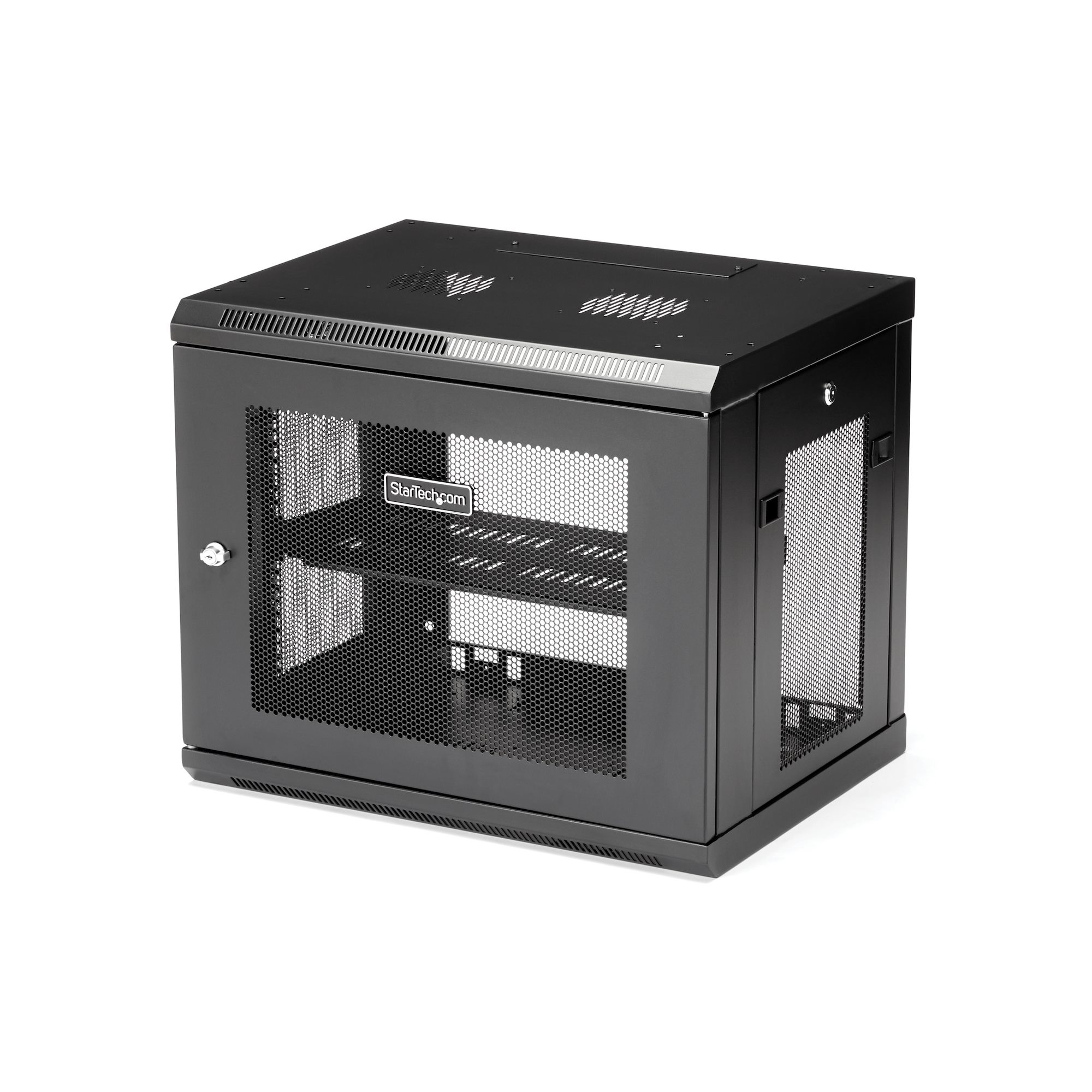 STARTECH.COM 9U WALL MOUNT RACK - WALL MOUNT SERVER AND NETWORK CABINET, 5 YR — STARTECH