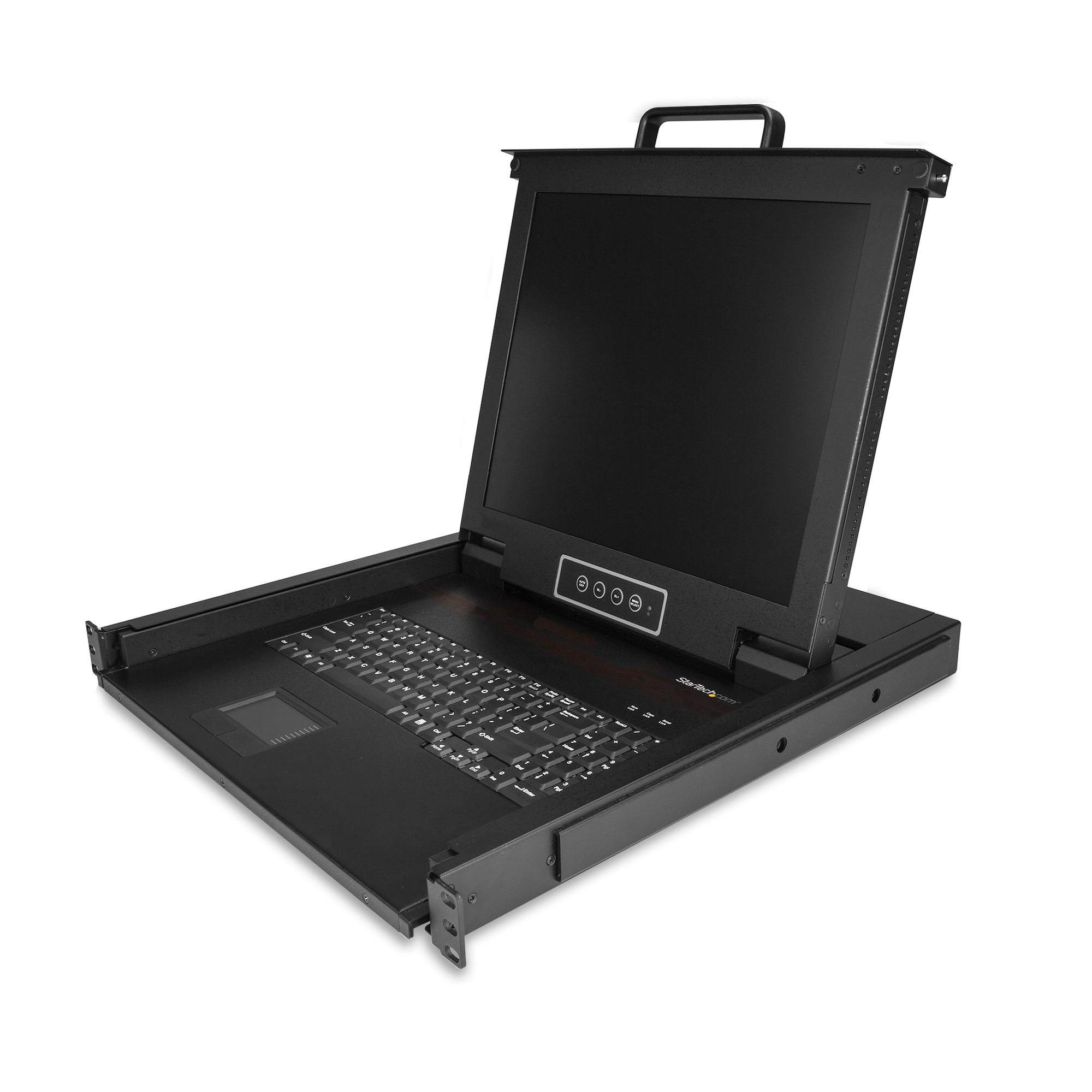 STARTECH.COM RACKMOUNT KVM CONSOLE - 1U 17" LCD VGA KVM DRAWER W/CABLES USB 2 YR — STARTECH