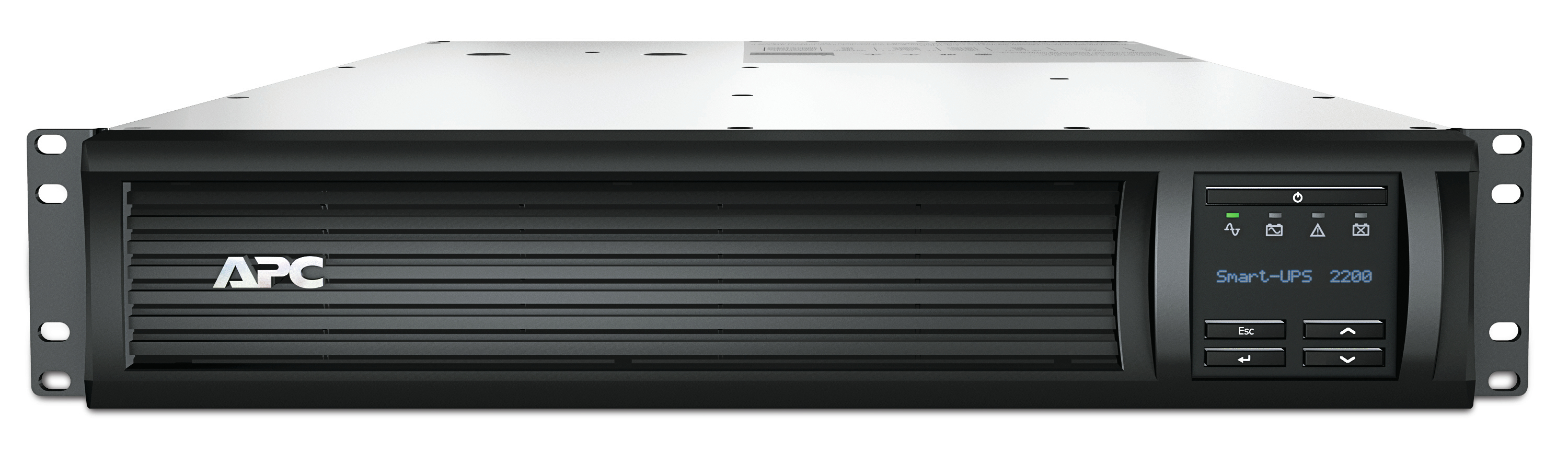APC SMART-UPS (SMT) 2200VA LCD RM 2U 230V WITH NETWORK CARD — APC