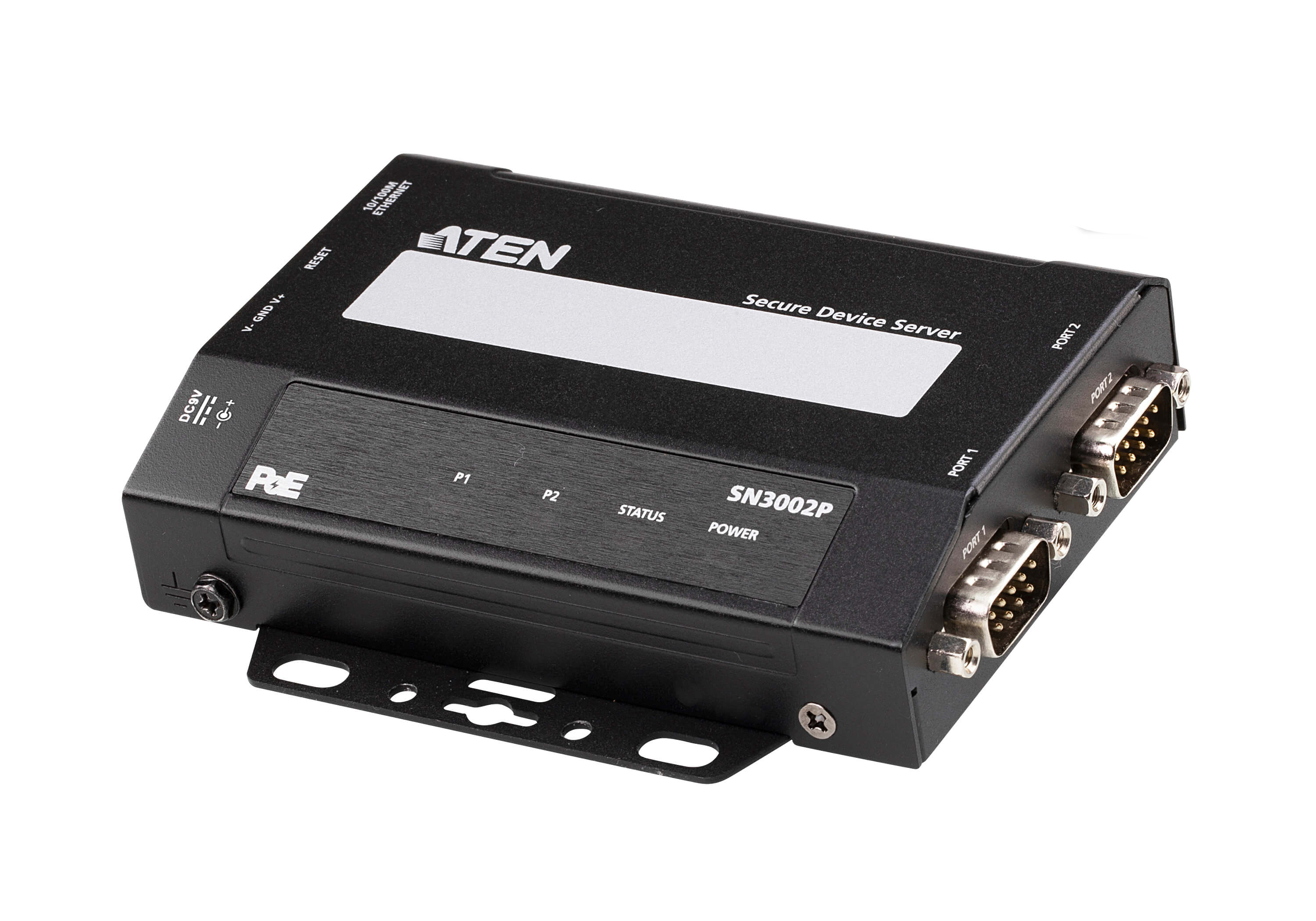 ATEN 2-PORT RS-232 SECURE DEVICE SERVER WITH POE — ATEN