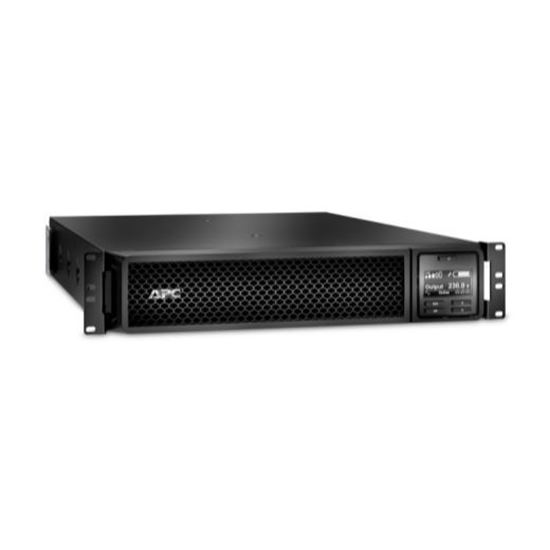 APC SMART-UPS SRT 1500VA 230V, (6) IEC 320 C13, RJ-45 SERIAL, SMARTSLOT, USB, LCD, 2U RACK — APC
