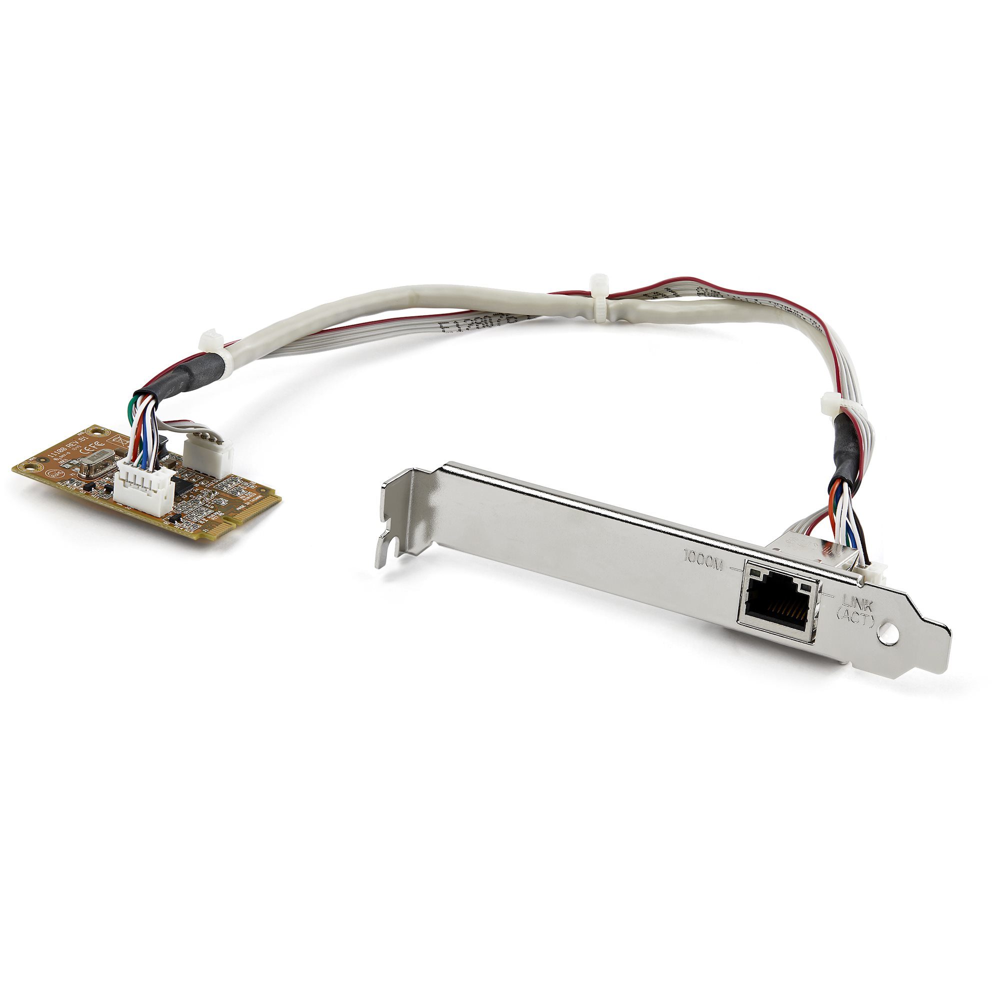 STARTECH.COM MINI PCI EXPRESS GIGABIT ETHERNET NETWORK ADAPTER NIC CARD, 2 YR — STARTECH