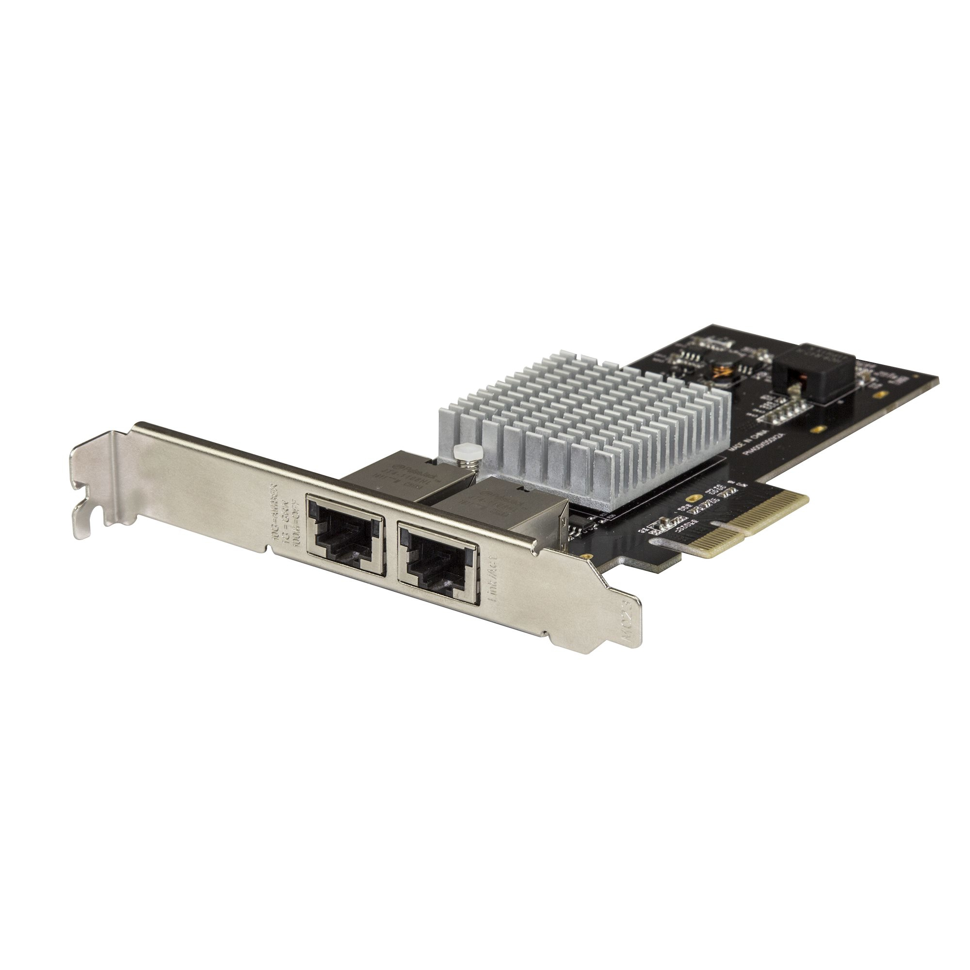 STARTECH.COM 2 PORT 10G PCIE NETWORK ADAPTER CARD INTEL-X550AT 10GBASE-T 2 YR — STARTECH
