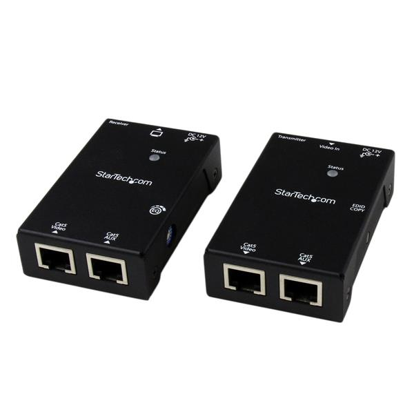 STARTECH.COM HDMI OVER CAT5E/CAT6 EXTENDER W/POWER OVER CABLE - 165FT (50M) 2 YR — STARTECH