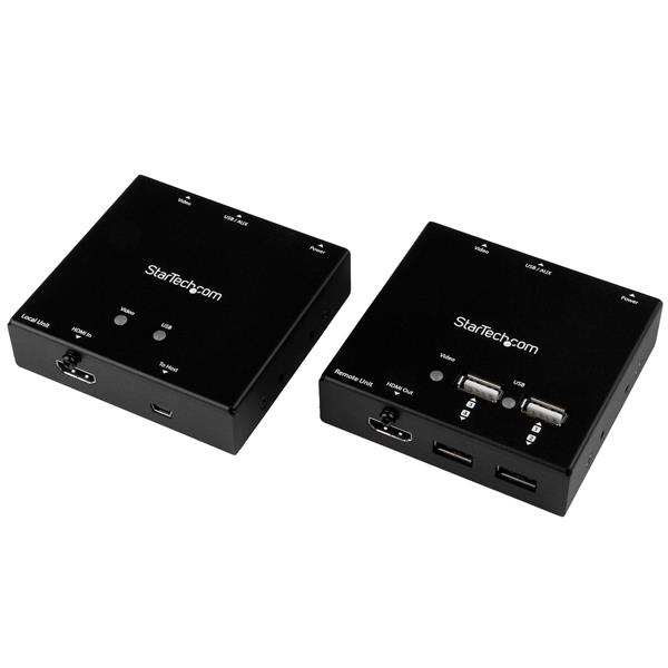 STARTECH.COM 50M HDMI & 4-PORT USB HUB EXTENDER - HDMI OVER CAT6 - 1080P, 2 YR — STARTECH