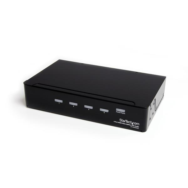 STARTECH.COM 4 PORT HDMI 1.3 VIDEO SPLITTER W/ AUDIO, 2 YR — STARTECH