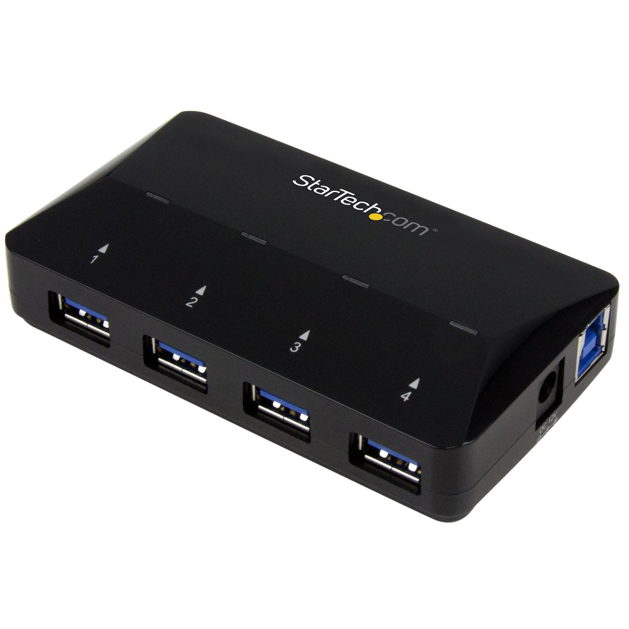 STARTECH.COM 4 PORT USB 3.0 HUB (USB-A) PLUS 1X FAST CHARGE - SELF POWERED 2 YR — STARTECH