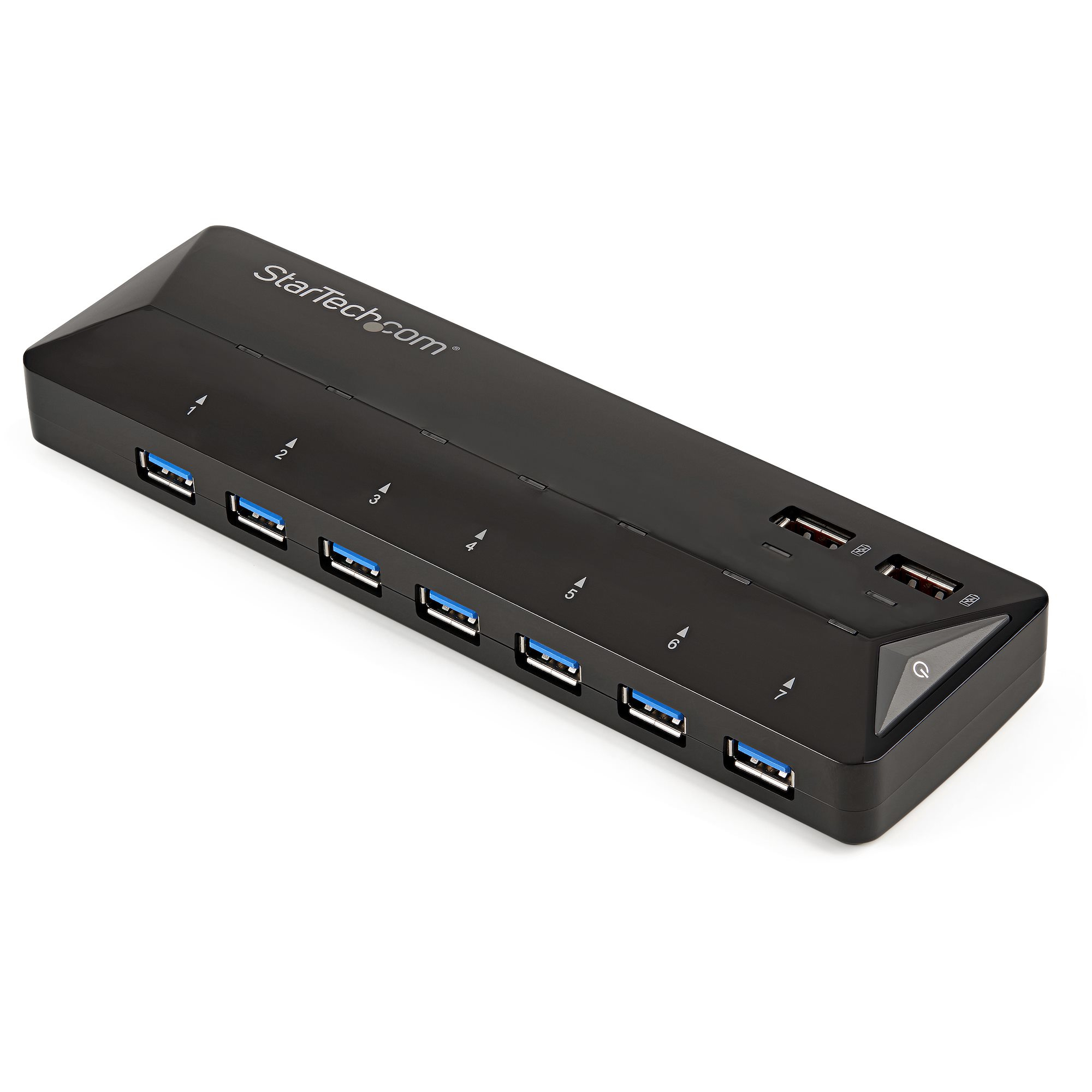 STARTECH.COM 7 PORT USB 3.0 HUB (USB-A) PLUS 2X FAST CHARGE - SELF POWERED 2 YR — STARTECH