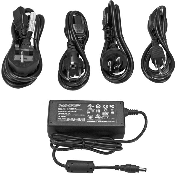 STARTECH.COM REPLACEMENT OR SPARE 12V DC POWER ADAPTER - 12 VOLTS, 5 AMPS, 2 YR — STARTECH