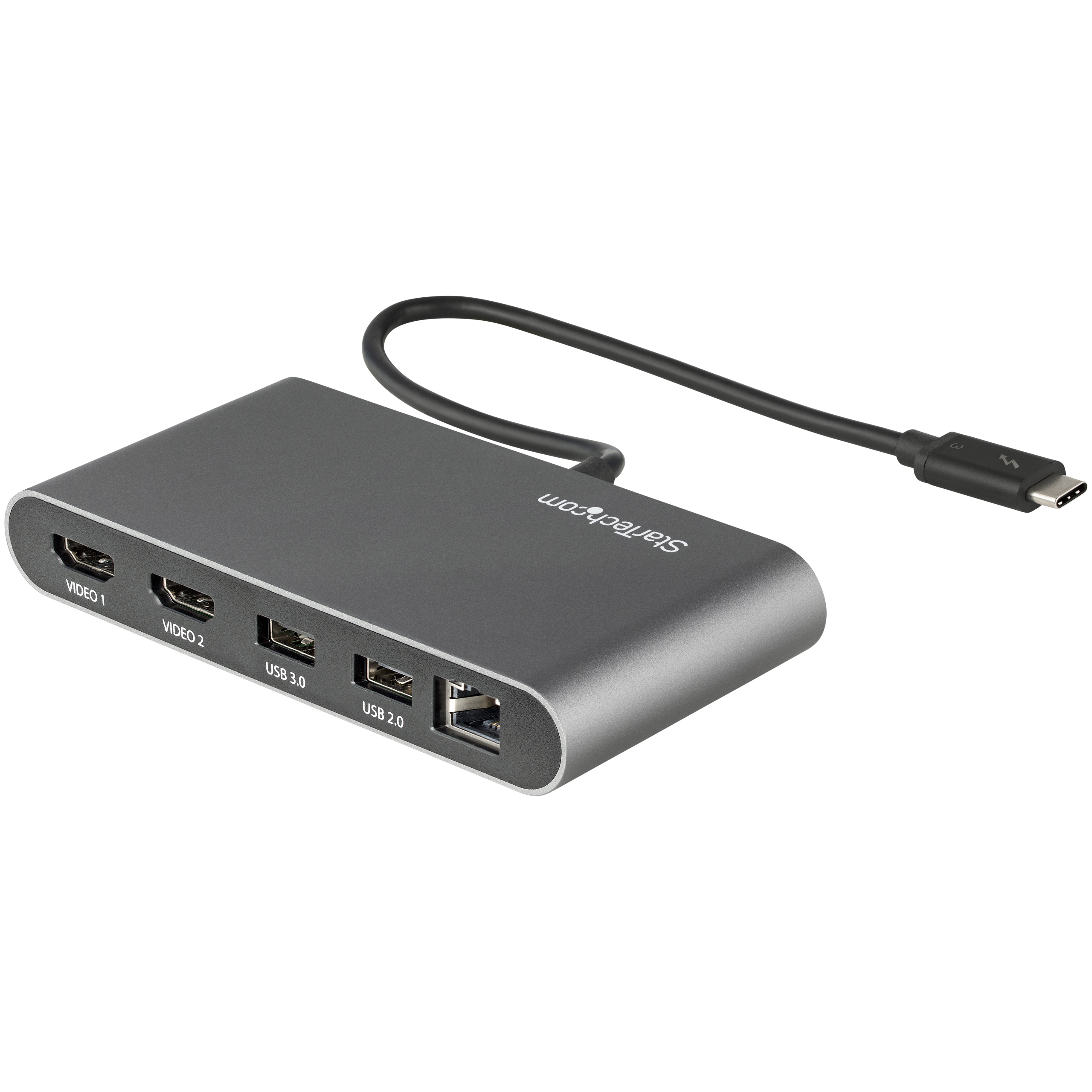 STARTECH.COM THUNDERBOLT 3 MINI DOCK - DUAL MONITOR HDMI 4K 60HZ - 2X USB-A 3 YR — STARTECH